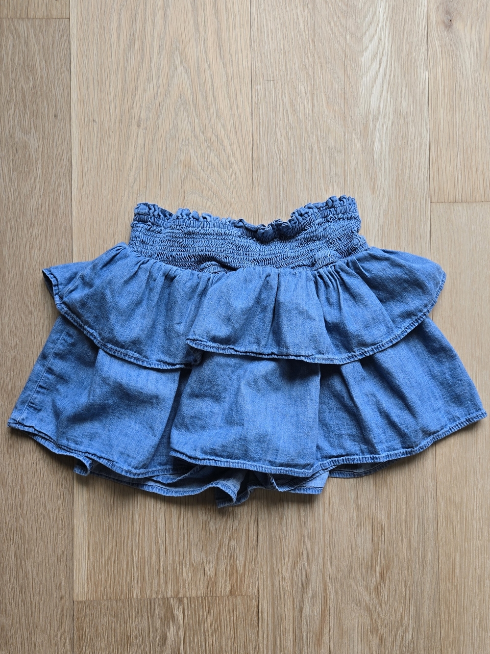 GAP Kids Denim Ruffle Skort